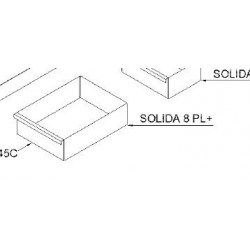 Bac récupération des cendres Solida 8PL 6111140